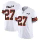 ＃27 Men's D'Onta Foreman White Limited Cleveland Browns Vapor 1946 Collection Alternate Jersey
