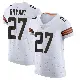 ＃27 Men's Myles Bryant White Elite Cleveland Browns Vapor Jersey