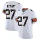 ＃27 Men's Myles Bryant White Limited Cleveland Browns Vapor Untouchable Jersey