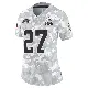 ＃27 Women's D'Onta Foreman Arctic Camo Limited Cleveland Browns 2024 Salute to Service Jersey