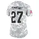 ＃27 Women's D'Onta Foreman Arctic Camo Limited Cleveland Browns 2024 Salute to Service Jersey