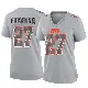 ＃27 Women's D'Onta Foreman Gray Game Cleveland Browns Atmosphere Fashion Jersey