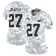 ＃27 Women's Myles Bryant Arctic Camo Limited Cleveland Browns 2024 Salute to Service Jersey