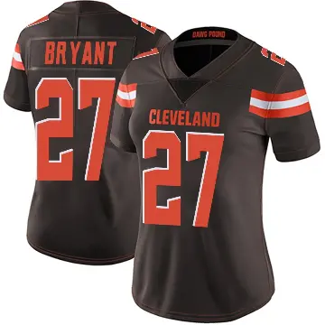 ＃27 Women's Myles Bryant Brown Limited Cleveland Browns Team Color Vapor Untouchable Jersey