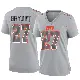 ＃27 Women's Myles Bryant Gray Game Cleveland Browns Atmosphere Fashion Jersey