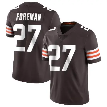 ＃27 Youth D'Onta Foreman Brown Limited Cleveland Browns Team Color Vapor Untouchable Jersey