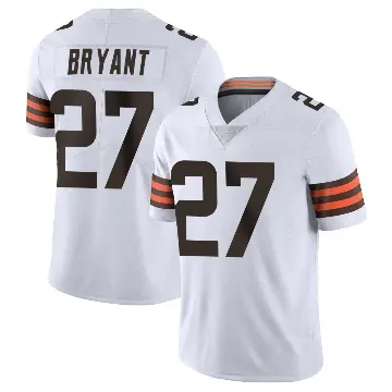 ＃27 Youth Myles Bryant White Limited Cleveland Browns Vapor Untouchable Jersey
