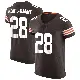 ＃28 Men's Emmanuel McNeil-Warren Brown Elite Cleveland Browns Vapor Jersey