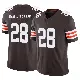 ＃28 Men's Emmanuel McNeil-Warren Brown Limited Cleveland Browns Vapor F.U.S.E. Jersey