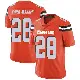 ＃28 Men's Emmanuel McNeil-Warren Orange Limited Cleveland Browns Alternate Vapor Untouchable Jersey