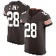 ＃28 Men's Tre Avery Brown Elite Cleveland Browns Vapor Jersey