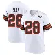 ＃28 Men's Trey Dean III White Game Cleveland Browns 1946 Collection Alternate Jersey