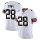 ＃28 Men's Trey Dean III White Limited Cleveland Browns Vapor Untouchable Jersey