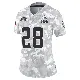 ＃28 Women's Emmanuel McNeil-Warren Arctic Camo Limited Cleveland Browns 2024 Salute to Service Jersey