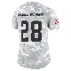 ＃28 Women's Emmanuel McNeil-Warren Arctic Camo Limited Cleveland Browns 2024 Salute to Service Jersey