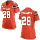 ＃28 Women's Emmanuel McNeil-Warren Orange Game Cleveland Browns Alternate Jersey