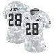 ＃28 Women's Tre Avery Arctic Camo Limited Cleveland Browns 2024 Salute to Service Jersey