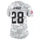 ＃28 Women's Tre Avery Arctic Camo Limited Cleveland Browns 2024 Salute to Service Jersey