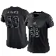 ＃28 Women's Tre Avery Black Limited Cleveland Browns Reflective Jersey