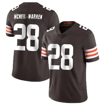 ＃28 Youth Emmanuel McNeil-Warren Brown Limited Cleveland Browns Team Color Vapor Untouchable Jersey