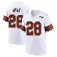 ＃28 Youth Tre Avery White Game Cleveland Browns 1946 Collection Alternate Jersey