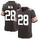 ＃28 Youth Trey Dean III Brown Game Cleveland Browns Team Color Jersey