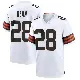 ＃28 Youth Trey Dean III White Game Cleveland Browns Jersey