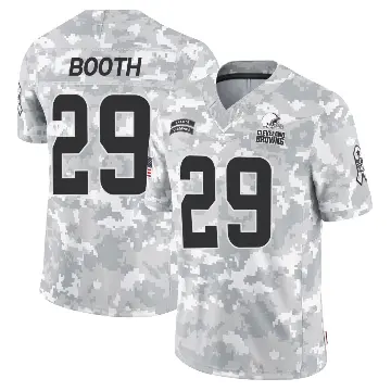 ＃29 Men's Davon Booth Arctic Camo Limited Cleveland Browns 2024 Salute to Service Jersey
