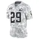 ＃29 Men's Davon Booth Arctic Camo Limited Cleveland Browns 2024 Salute to Service Jersey