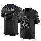 ＃29 Men's Davon Booth Black Limited Cleveland Browns Reflective Jersey