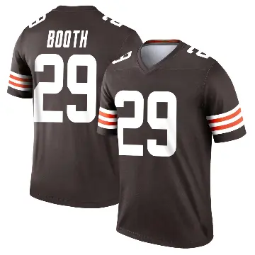 ＃29 Men's Davon Booth Brown Legend Cleveland Browns Jersey
