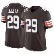 ＃29 Men's Davon Booth Brown Limited Cleveland Browns Vapor F.U.S.E. Jersey