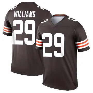 ＃29 Men's Dee Williams Brown Legend Cleveland Browns Jersey