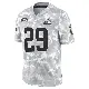 ＃29 Men's Tyler Hall Arctic Camo Limited Cleveland Browns 2024 Salute to Service Jersey