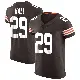 ＃29 Men's Tyler Hall Brown Elite Cleveland Browns Vapor Jersey