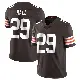 ＃29 Men's Tyler Hall Brown Limited Cleveland Browns Team Color Vapor Untouchable Jersey