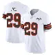 ＃29 Men's Tyler Hall White Limited Cleveland Browns Vapor 1946 Collection Alternate Jersey