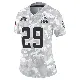 ＃29 Women's Davon Booth Arctic Camo Limited Cleveland Browns 2024 Salute to Service Jersey
