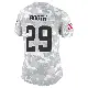 ＃29 Women's Davon Booth Arctic Camo Limited Cleveland Browns 2024 Salute to Service Jersey