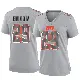 ＃29 Women's Davon Booth Gray Game Cleveland Browns Atmosphere Fashion Jersey