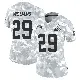 ＃29 Women's Dee Williams Arctic Camo Limited Cleveland Browns 2024 Salute to Service Jersey