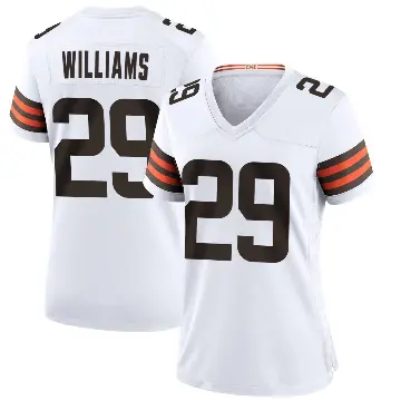 ＃29 Women's Dee Williams White Game Cleveland Browns Jersey