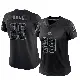 ＃29 Women's Tyler Hall Black Limited Cleveland Browns Reflective Jersey