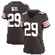 ＃29 Women's Tyler Hall Brown Game Cleveland Browns Team Color Jersey