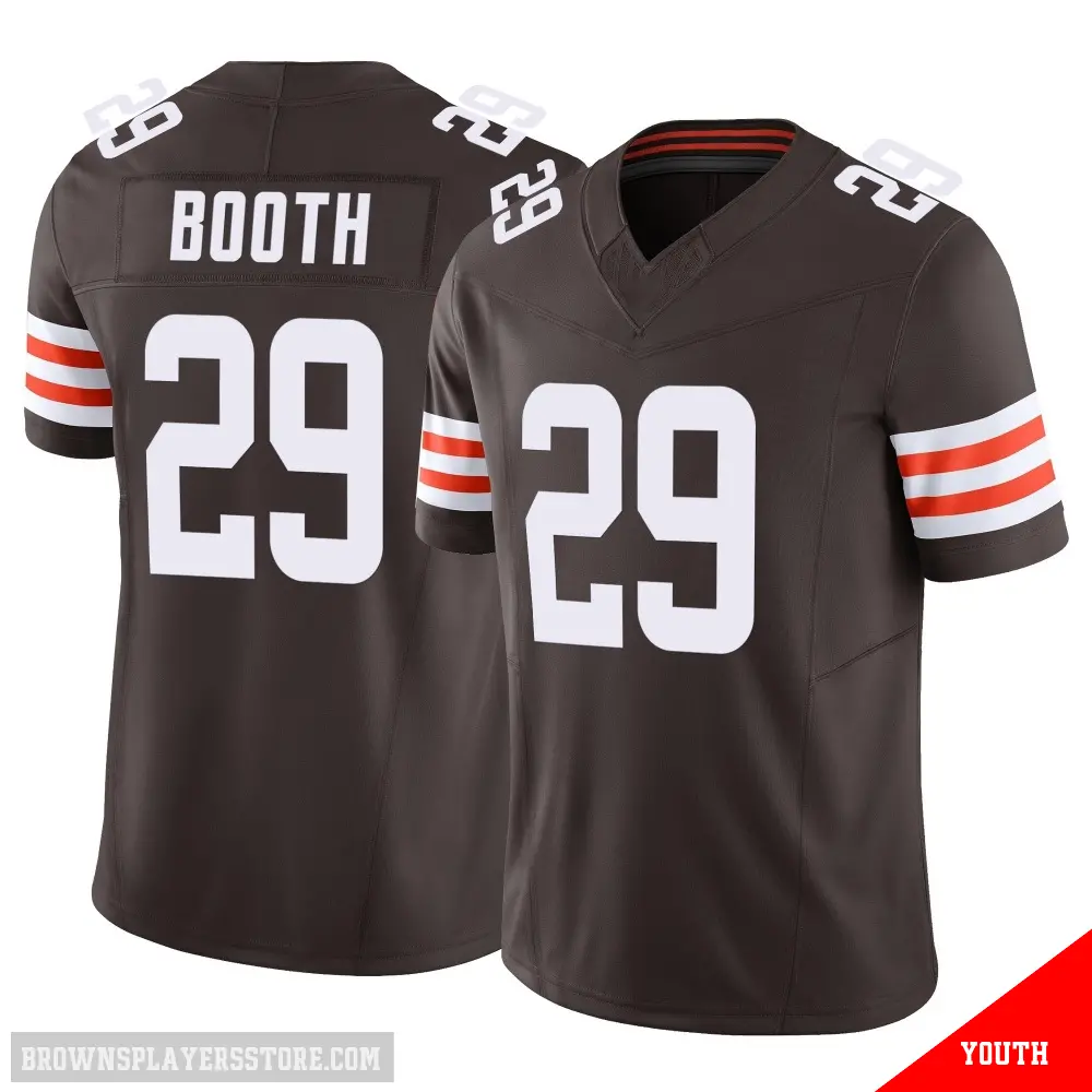 ＃29 Youth Davon Booth Brown Limited Cleveland Browns Vapor F.U.S.E. Jersey