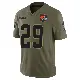 ＃29 Youth Davon Booth Olive Limited Cleveland Browns 2025 Salute to Service Jersey