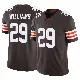 ＃29 Youth Dee Williams Brown Limited Cleveland Browns Vapor F.U.S.E. Jersey