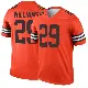 ＃29 Youth Dee Williams Orange Legend Cleveland Browns Inverted Jersey