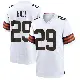 ＃29 Youth Tyler Hall White Game Cleveland Browns Jersey
