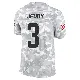 ＃3 Men's Jerry Jeudy Arctic Camo Limited Cleveland Browns 2024 Salute to Service Jersey